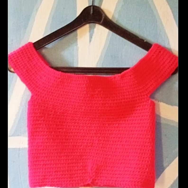 Pink Crochet Top